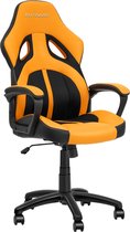 BlitzWolf BW-GC3 gamestoel - ergonomisch bureaustoel  -in hoogte verstelbaar - tot 150 kg draagvermogen- zwart-oranje
