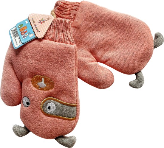 Kinderen Handschoenen - Winter Handschoenen - Meisje - Verwarmde - Roze  hond - Maat 2... | bol.com
