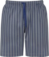 Mey pyjamabroek kort - Cranbourne - blauw met grijs gestreept -  Maat: XXL