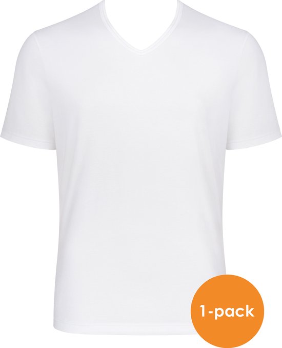 Sloggi Men GO Shirt V-Neck Regular Fit - heren T-shirt (1-pack) - wit - Maat: XL