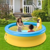 150CM - Opblaasbaar - Kind Zwembad - met Splash - PVC - Sea Otter - Circulaire - Familie Zwembad - Sport Water Party