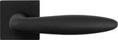 GPF8220.02 Pepe deurkruk op vierkante rozet zwart, 50x50x8mm