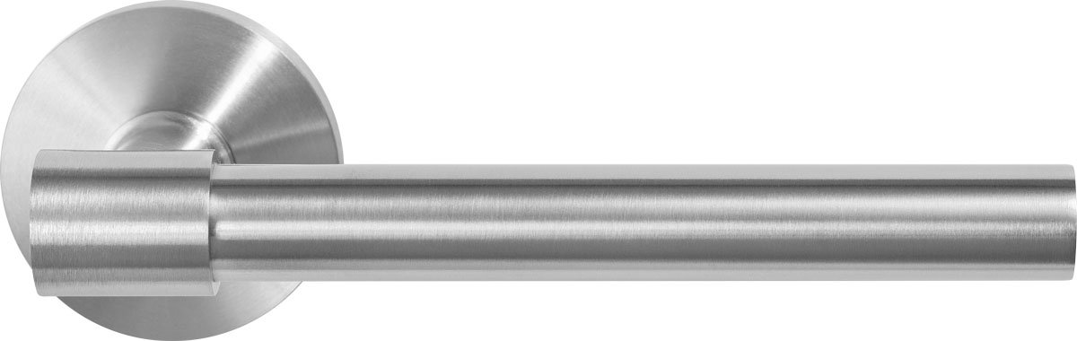 GPF3051.00 Hipi Deux deurkruk op ronde rozet RVS, 50x8mm
