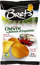 Bret’s Chips Geitenkaas & Espelettepeper 10 x 125gr - Voordeelverpakking