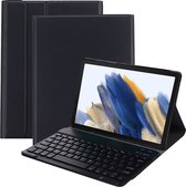 Hoes met Toetsenbord Geschikt voor Samsung Galaxy Tab A8 - AZERTY toetsenbord – Zwart