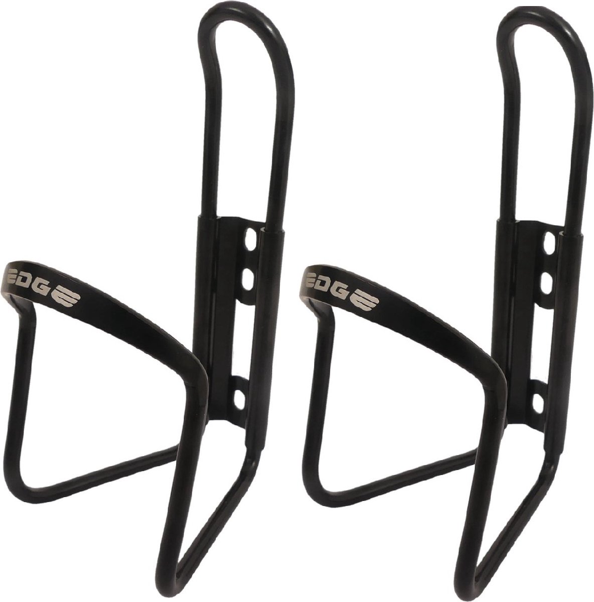 2x Bidonhouder aluminium - Zwart - Mountainbike Racefiets bidonhouders - compatibel Tacx/elite