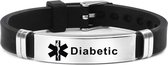 Info armband - diabetes - Waarschuwingsarmband - SOS armbandje