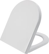 Vesta Softclose Toiletbril Voor Wandcloset 52cm Mat Wit