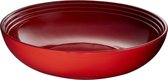 Le Creuset Aardewerken serveersbowl Kersenrood 32cm