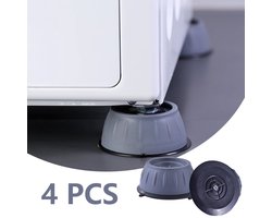 Trillingdempers Wasmachine 4 stuks - Trillingdempers - Wasmachine accessoires - Wasmachine voetjes - Anti trillings - Schokdempers wasmachine - Antislip rubber - Non slip - Anti-vibratiemat - Extra dik - Wasmachine - Droger - Koelkast