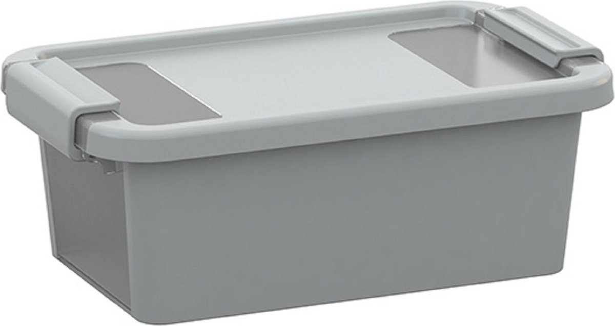 Bi-Box - Opbergbox Xs Grijs 3l 26,5x16xh10cm (set van 5)