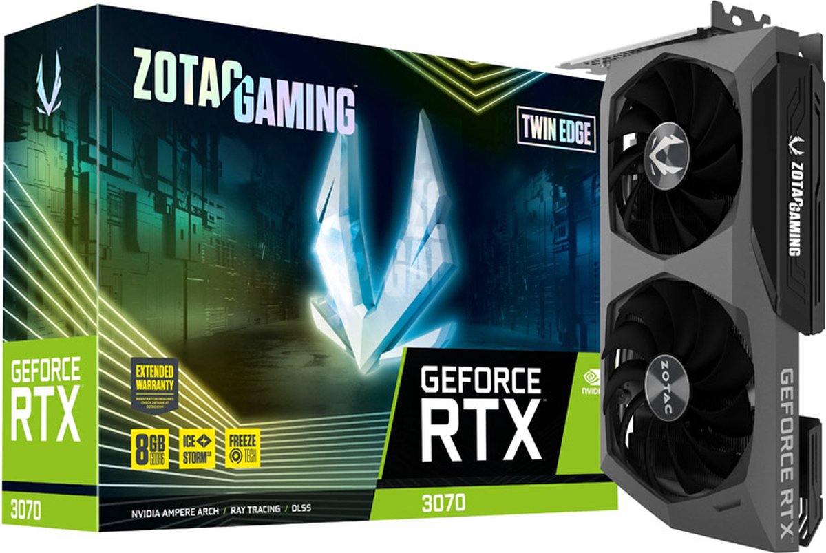 Zotac GAMING GeForce RTX 3070 Twin Edge 8 GB GDDR6 LHR ZT-A30700E-10PLHR
