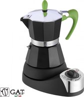 G.A.T. Italia Nerissima Groen 6 kops - 300ml - Elektrische percolator