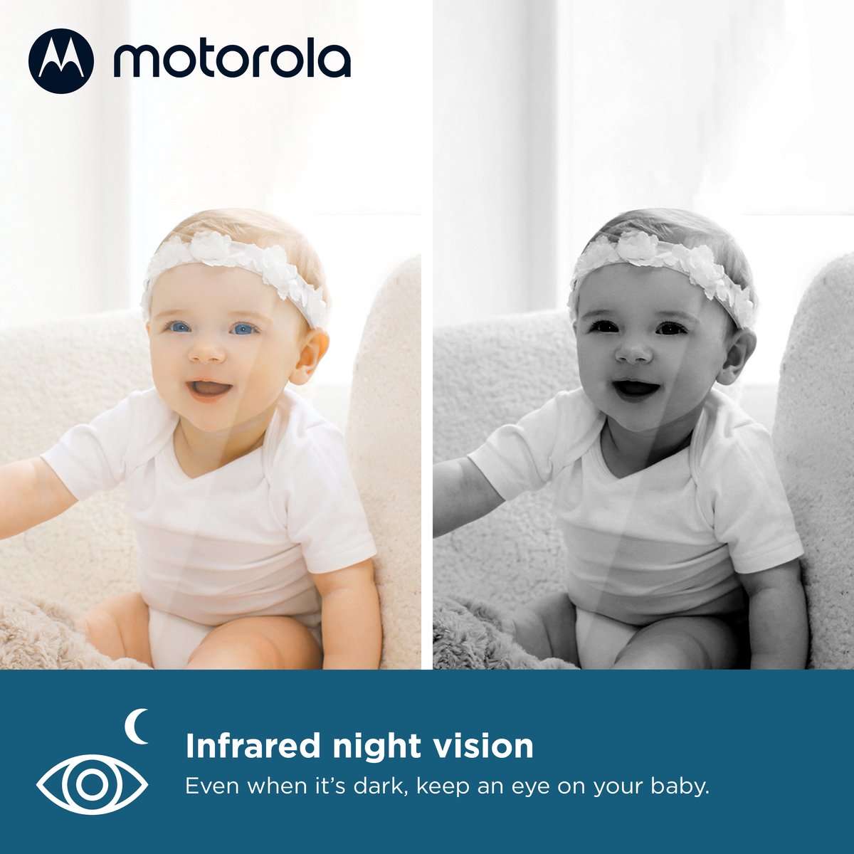 Motorola VM34 Babyfoon met Camera - Infrarood Nachtvisie - afbeelding 3