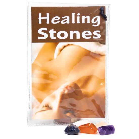 Healing stones - Geschenkset - Fluwelen zakje