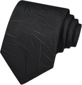 Chique stropdas voor mannen - Zwart - 142x8cm