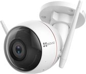 EZVIZ-beveiligingscamera Outdoor WiFi CCTV, 30 m nachtzicht, licht en sirene Alarm met bewegingsdetectie, waterdicht, tweeweg audio, weergave op afstand, werkt met Alexa en Google