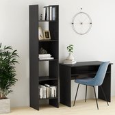Decoways - Boekenkast 40x35x180 cm spaanplaat grijs