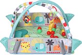Babygym- Speelmat met Speelboog - Speelkleed Baby Met Boog  - Baby Speelgoed met Muzik - Ballenbak met Aanpasbare Wanden - Vanaf 0 Maanden - Groen