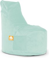 Whoober zitzak stoel Nice velvet mintgroen - Wasbaar - Zacht en comfortabel