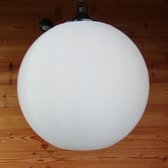 The Globe - Hanglamp - Incl. lichtbron - Ø 19 cm - Wit - E27 - Industrieel - Modern - Biodegradable