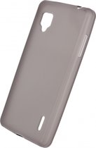 LG Optimus G Hoesje - Mobilize - Gelly Serie - TPU Backcover - Smokey Gray - Hoesje Geschikt Voor LG Optimus G