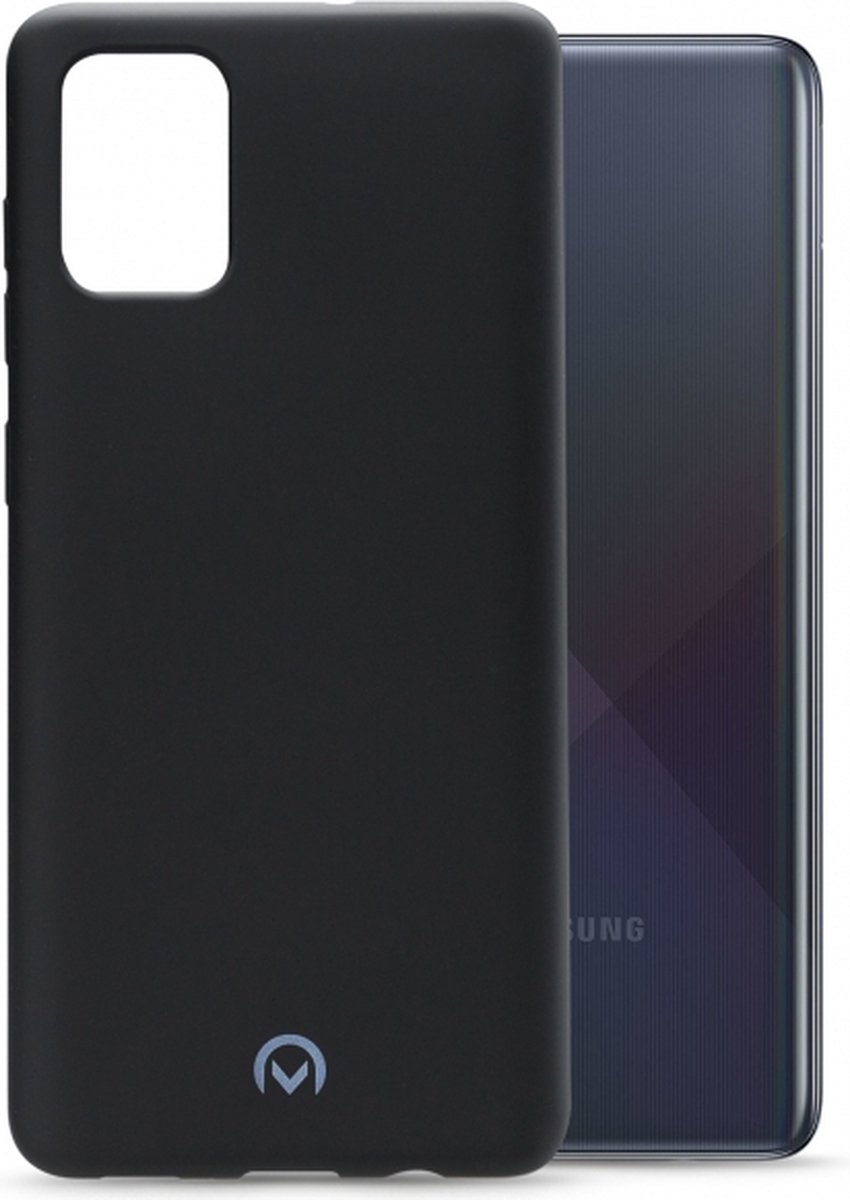 Samsung Galaxy A71 Hoesje - Mobilize - Rubber Gelly Serie - TPU Backcover - Zwart - Hoesje Geschikt Voor Samsung Galaxy A71