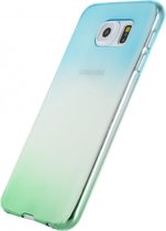Samsung Galaxy S6 Hoesje - Xccess - Thin Serie - TPU Backcover - Turquoise - Hoesje Geschikt Voor Samsung Galaxy S6