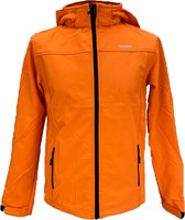 Nordberg Berg - Softshell Outdoor Zomerjas Kinderen - Oranje - Maat 140