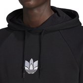 adidas Originals 3D Trefoil Hood Sweat Mannen Zwarte Xl