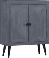 MEUBELEXPERT - Kast -Dressoir - Commode - Ladekast - Wandkastje - Wandmeubel - Dressoirs - Zijkast - Keukenkast - Halkast - Woonkamer - Salon- Hal -Grijs