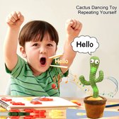 Dansende Eend Speelgoed - OPLAADBAAR - Interactieve Pratende Knuffel - Tiktok - Dancing Mexican Duck - 120 liedjes - Recorder - Baby - Met USB Oplader !