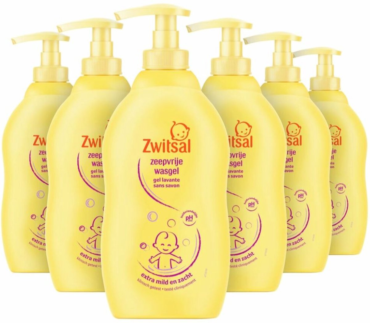 Goedkoopste Zwitsal Wasgel 6 x 400ml