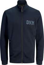 JACK & JONES JPRBRYCE BLU. SWEAT HIGH NECK ZIP NAVY L