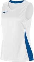 Nike team basketbal shirt dames wit blauw NT0211102, maat M