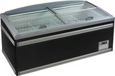 Combisteel Supermarkt Vrieskist Zwart | 630L | Kop Element | 7455.2620