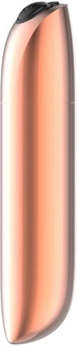 Goedkoopste Bossoftoys - 22-00048 - Powerful Bullet Vibrator - USB Rechargeable - 20 Functions - Gold