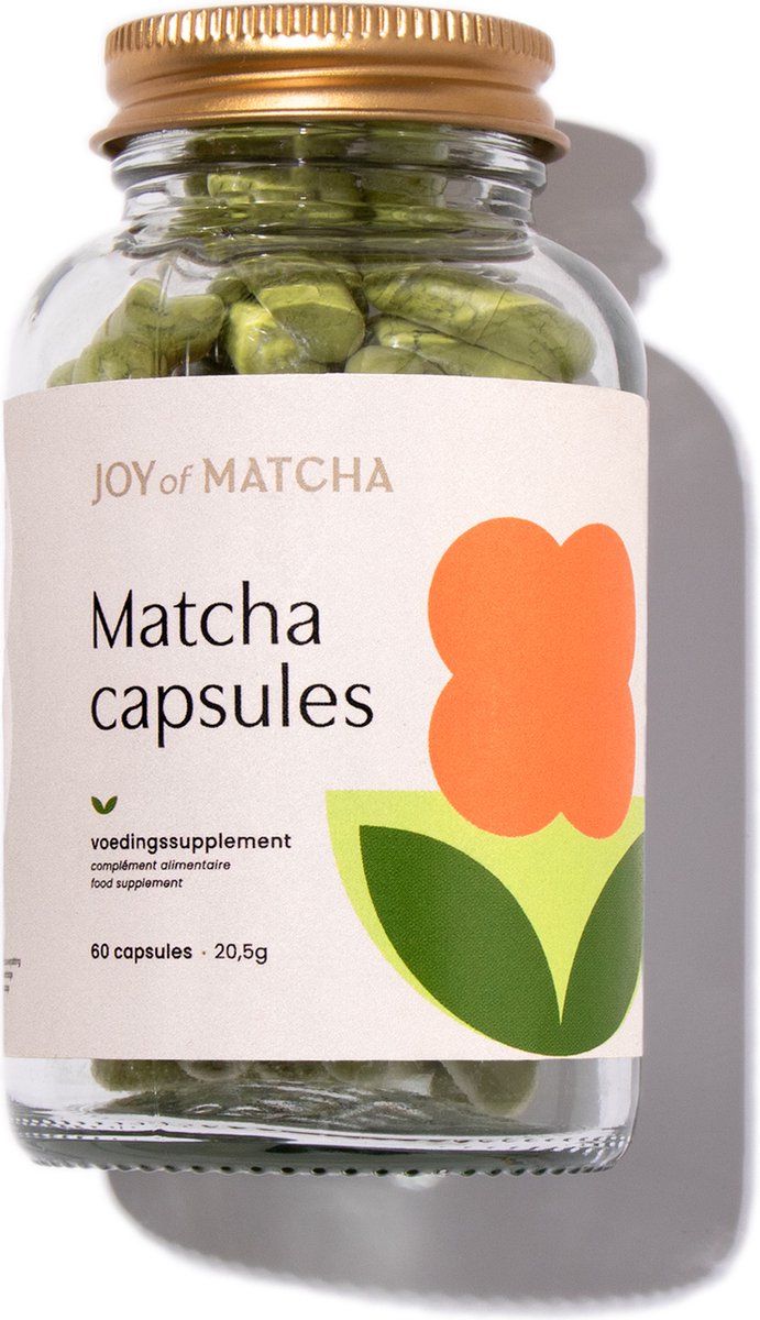 Goedkoopste Matcha Capsules BIO - Vegan Capsules - Biologische Matcha - 60 capsules - JOY of MATCHA