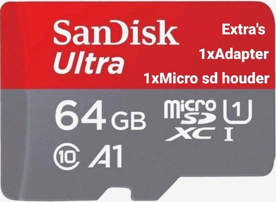 Sandisk Ultra Memory Card Carte micro SD 64 Go Mb-s Class10 UHS A1 | bol.com
