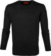 Suitable - Trui O-neck Zwart - XXL - Modern-fit