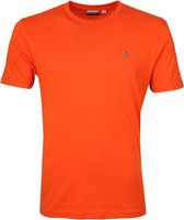 Napapijri - Selios T-shirt Oranje - XXL - Slim-fit
