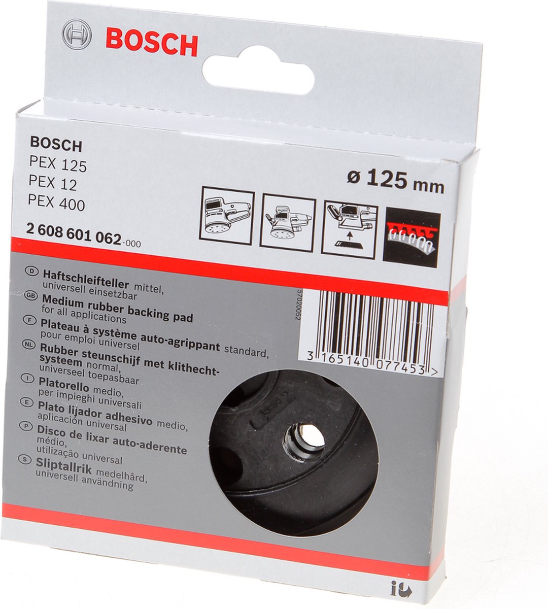 Bosch Schuurplateau - PEX 12, PEX 12 A, PEX 125 | bol.com