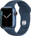 Apple Watch Series 7 - 45 mm - 4G -GPS - Blauw