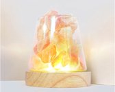 Luxe zoutlamp – Zoutsteen lamp met positieve effecten op lichaam en geest – Zalmroze