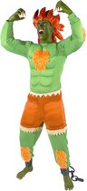 FUNIDELIA Blanka kostuum - Street Fighter voor mannen - Maat: XL