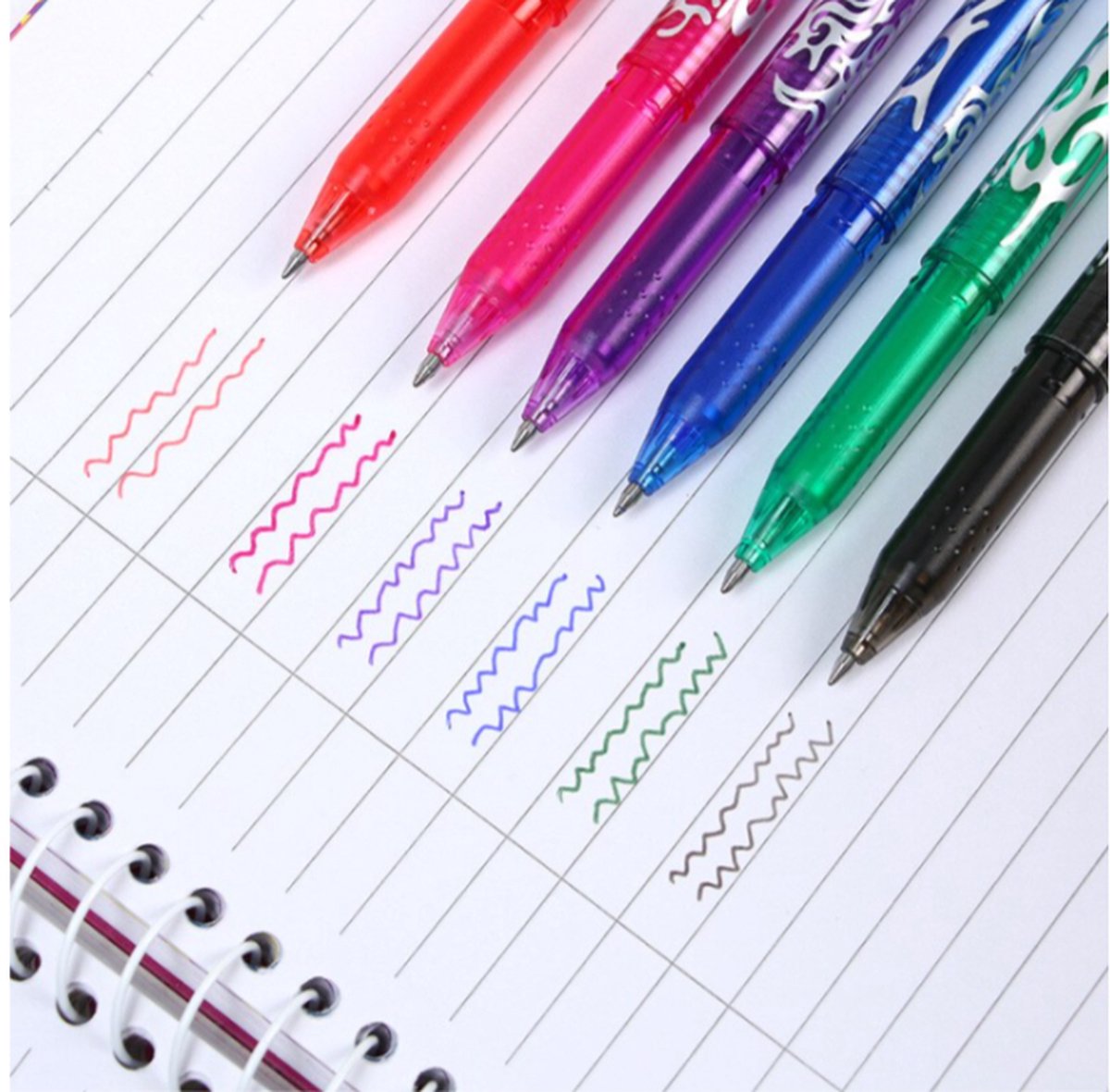 4/8 pièces Friction Effaçable Stylos , multiple Motifs Disponible , 4  Couleurs , 0,5/0,7mm Stylo À Bille & Stylo Roller, Mode en ligne