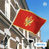 Vlag Montenegro 100x150cm - Spunpoly