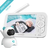 HeimVision© Babyfoon – Baby monitor – Met camera - HD Scherm – Vanaf afstand bedienen – WiFi – Premium Model -