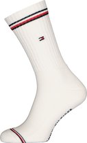 Tommy Hilfiger Iconic Sport Socks (2-pack) - heren sportsokken katoen - wit -  Maat: 43-46