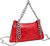 Alex Max Vintage - Retro Dames Schoudertas - handtas - Rood